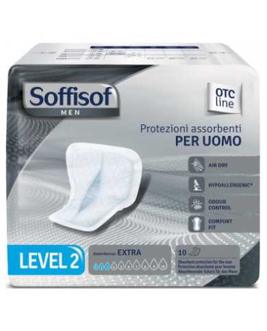 SOFFISOF Men Protezioni Assorbenti Per Uomo Level 2 Normal 10 Pezzi 985323056 Soffisof