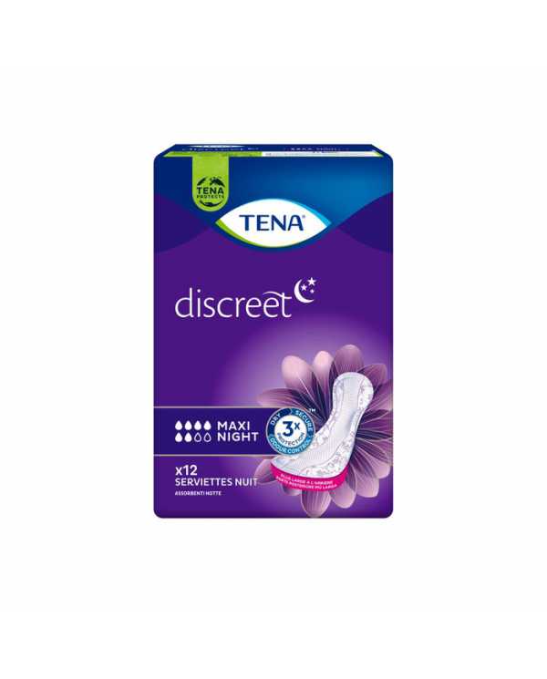 TENA Lady Discreet Assorbenti Notte Maxi Night 12 Pezzi  Tena