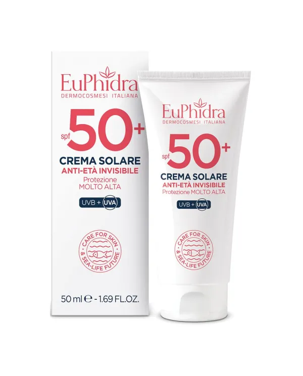 EUPHIDRA- Crema Solare Anti-età Invisibile SPF 50+