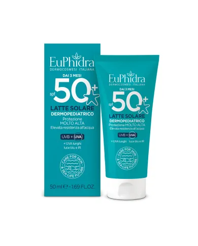 EUPHIDRA Latte Solare Dermopediatrico SPF50+ 50 ml