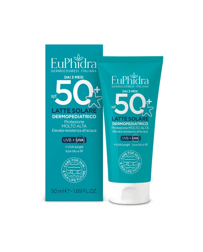 EUPHIDRA Latte Solare Dermopediatrico SPF50+ 50 ml