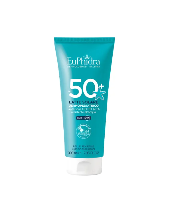 EUPHIDRA Latte Solare Dermopediatrico SPF50+ 200 ml