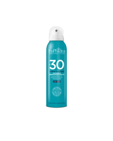 EUPHIDRA Spray Solare Invisibile Dermopediatrico SPF30 200 ml