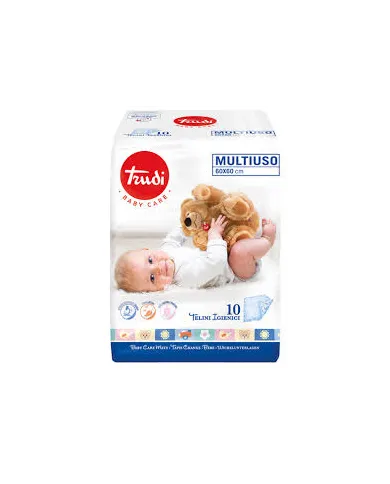 TRUDI Babycare Telini Igienici 3 confezioni da 10 Pezzi