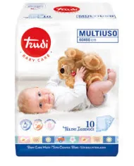 TRUDI Babycare Telini Igienici 3 confezioni da 10 Pezzi