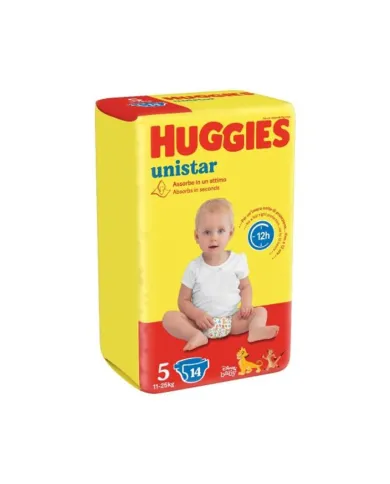 HUGGIES Unistar Base Taglia 5 11/25 kg 15 Pezzi