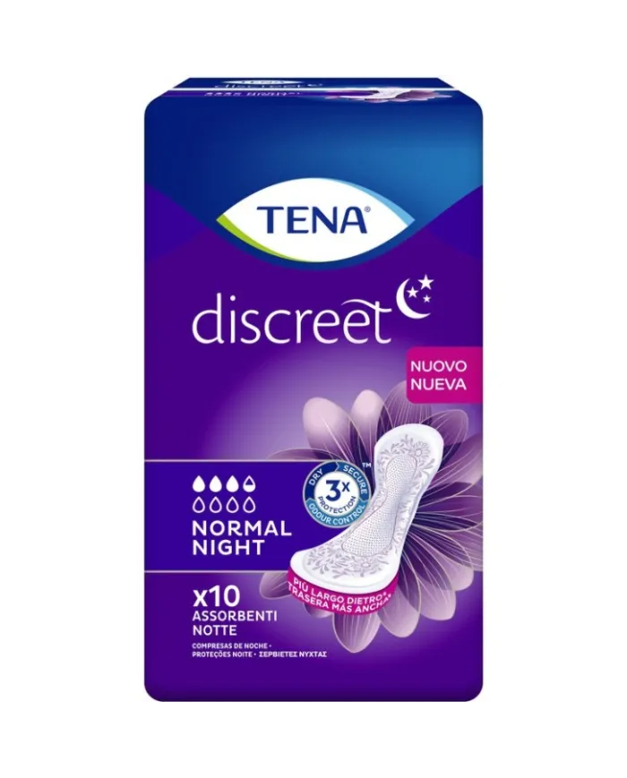 TENA Lady Discreet Assorbenti Notte Normal Night 10 Pezzi