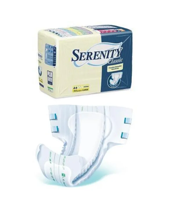 SERENITY Soft Dry Pannoloni Mutandina Extra L 30 Pezzi